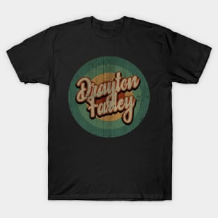 Circle Retro Vintage Drayton Farley T-Shirt